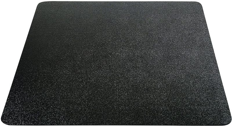 Photo 1 of Deflecto Non-studded EconoMat Chair Mat, for Hard Floors, Straight Edge, Black, 46" x 60"
DAMAGED PLEASE SEE PHOTOS 