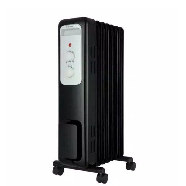 Photo 1 of 1,500-Watt Oil-Filled Radiant Electric Space Heater with Thermostat
