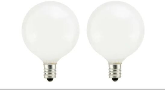 Photo 1 of 40-Watt Double Life G16.5 Incandescent Light Bulb (2-Pack)
PACK OF 6 (12 LIGHT BULBS) 