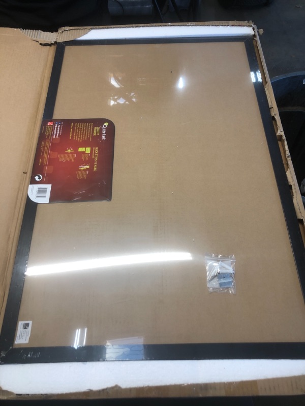 Photo 1 of Quartet Bulletin Board, Cork Board, 2' x 3', Black Frame (MWDB2436-BK)