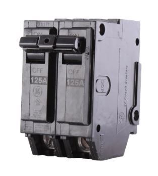Photo 1 of GE Q-Line 125 Amp 2 in. Double Pole Circuit Breaker