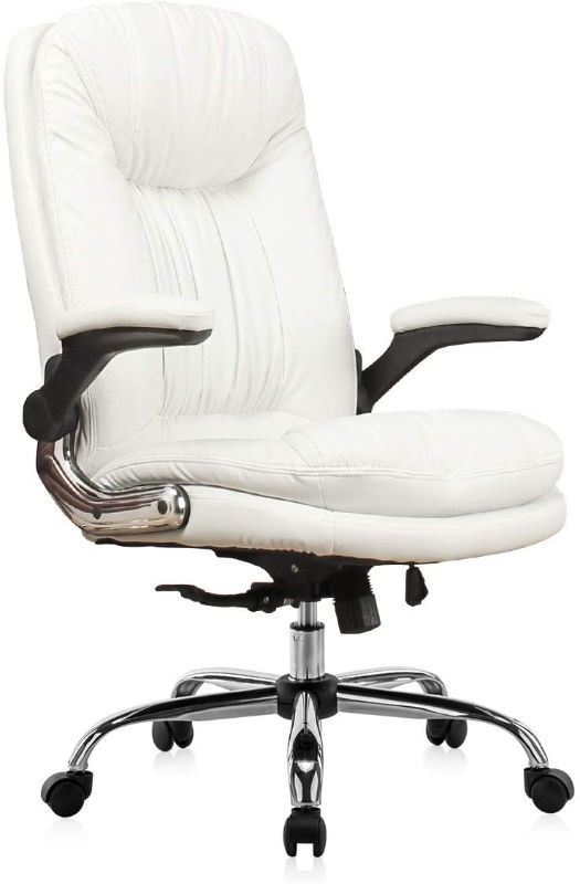 Photo 1 of See Notes: 
Executive Home Office Desk Chair, Big and Tall Ergonomic Leather Adjustable Computer Chair