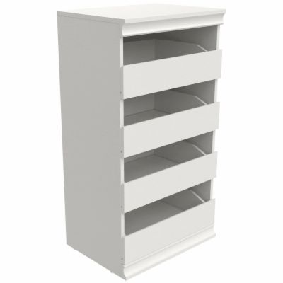 Photo 1 of Closetmaid 4561 Modular Closet Storage Stackable Unit with 4-drawers- White
