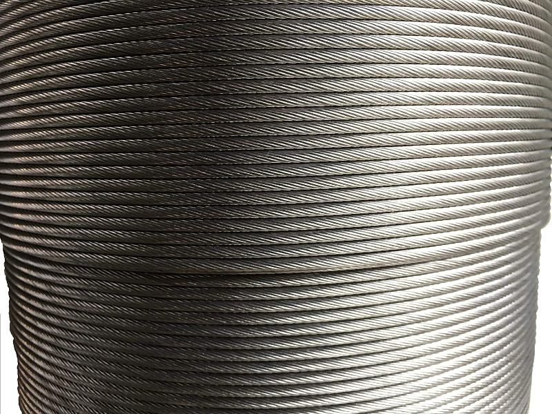 Photo 1 of 1000ft Stainless Steel Aircraft Cable Wire Rope 1/8"