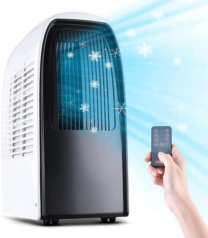 Photo 1 of Portable Air Conditioner-2021 8000BTU AC Unit Dehumidifier Cooling up to 350 Sq.Ft, with LED Touch Panel Remote Control Washable Filter Universal Wheel Window Kit for Room Home Office