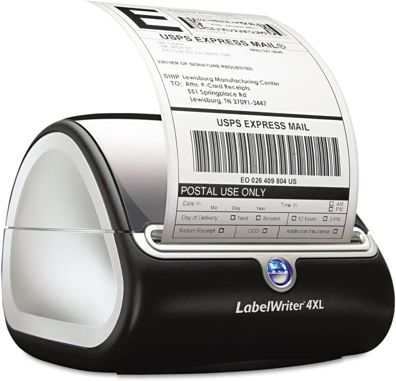 Photo 1 of DYMO LabelWriter 4XL 4 4/25-inch Labels 53 Labels/Minute 7 3/10w x 7 4/5d x 5 1/2h DYM1755120