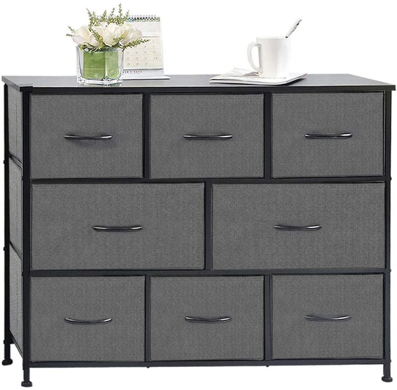 Photo 1 of  8 Drawers of Easy-Pull Fabric Bins, Organizer Unit for Bedroom, Hallway, Entryway, 
(stock image for reference only (different color))