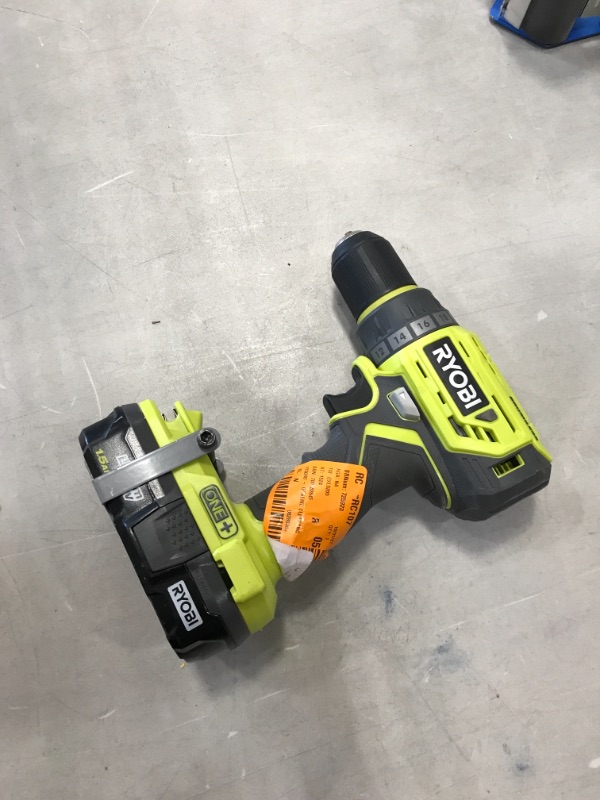 Photo 2 of Ryobi P252 18V Lithium Ion Battery Powered Brushless 1,800 RPM 1/2 Inch Drill Driver w/ MagTray and Adjustable Clutch (Battery Not Included / Power Tool Only)
**USED**