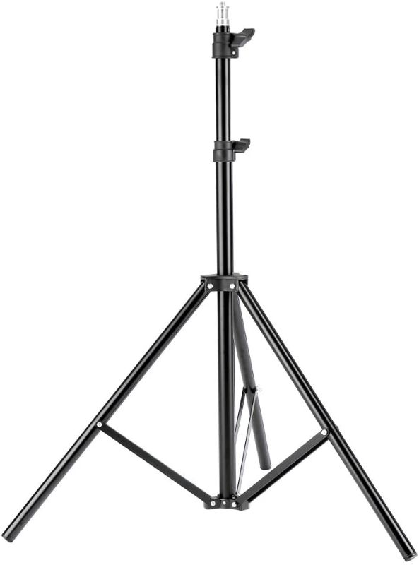 Photo 1 of 2 Neewer 75"/6 Feet/190CM Photography Light Stands for Relfectors, Softboxes, Lights, Umbrellas, Backgrounds
**USED**
