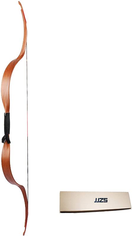 Photo 1 of 50 inch Traditional Recurve Horse Bow, Hunting Archery Mongolian Horse Bow 22lbs Youth Recurve Horse Bow, Wood Mongolian Horse Bow for Beginner
