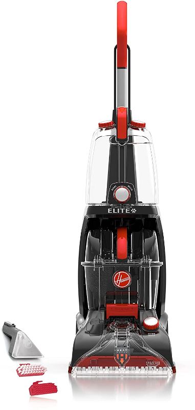 Photo 1 of Hoover Power Scrub Elite Pet Upright Carpet Cleaner Machine and Shampooer, Lightweight Machine, FH50251PC, Colors May Vary

//MINOR COSMETIC DAMAGE, DIRTY FROM PREVIOUS USE 
