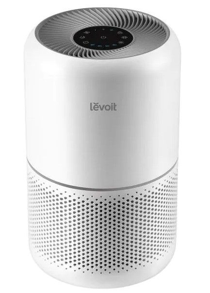 Photo 1 of LEVOIT VortexAir True HEPA Air Purifier, 220 Sq Ft, White

//TESTED AND FUNCTIONAL 
