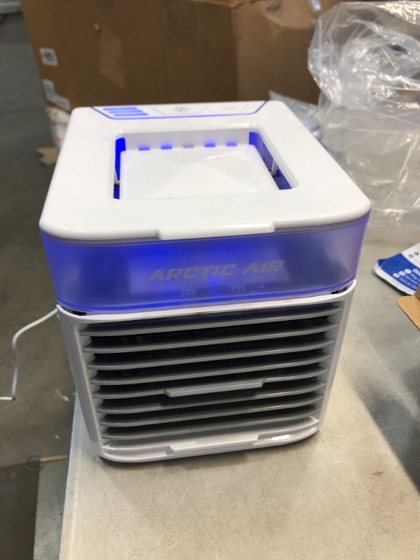 Photo 1 of Ontel Arctic Air Pure Chill Evaporative Ultra Portable Personal Air Cooler with 4-Speed Air Vent, As Seen on TV

