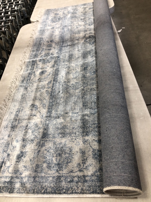 Photo 1 of 5' X 8' BLUE RUG 