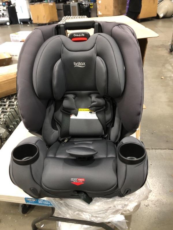 Photo 2 of Britax One4Life ClickTight All-in-One Car Seat – 10 Years of Use – Infant, Convertible, Booster – 5 to 120 Pounds, Cool Flow Moisture Wicking Fa
