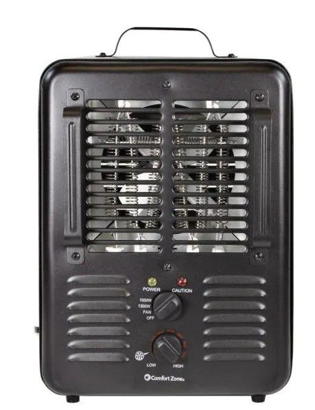 Photo 1 of (missing hardware/handle)Comfort Zone
1500-Watt Electric Milkhouse Utility Heater