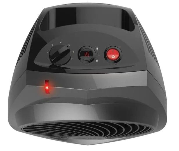 Photo 1 of Vornado VH200 1500-Watt Electric Portable Space Heater, Whole Room Vortex Heat Circulation, Charcoal