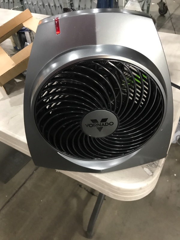 Photo 1 of Vornado VH200 1500-Watt Electric Portable Space Heater, Whole Room Vortex Heat Circulation, Charcoal
