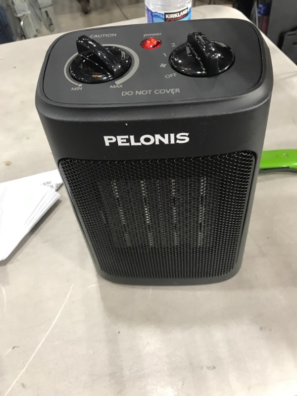 Photo 2 of Pelonis
1500-Watt 9 in. Electric Personal Ceramic Space Heater with Thermostat