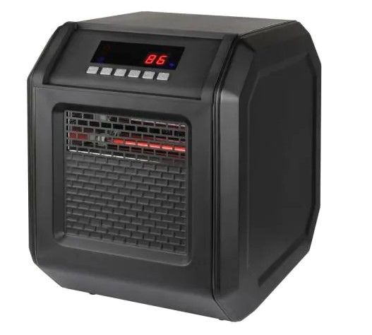 Photo 1 of 1,500-Watt Electric Infrared Space Heater with Remote Control
