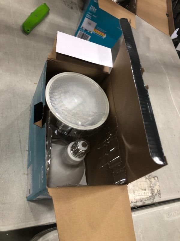 Photo 1 of 150-Watt Equivalent PAR38 Dimmable ENERGY STAR CEC LED Light Bulb Selectable CCT (2700K-3000K-5000K) (2-Pack)