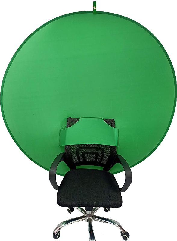 Photo 1 of 
Collapsible Portable Webcam Background Chroma Key Greenfor Video Chats, Zoom, Skype, Backdrop Video Calls, Chromakey ***SIMILAR TO PHOTO