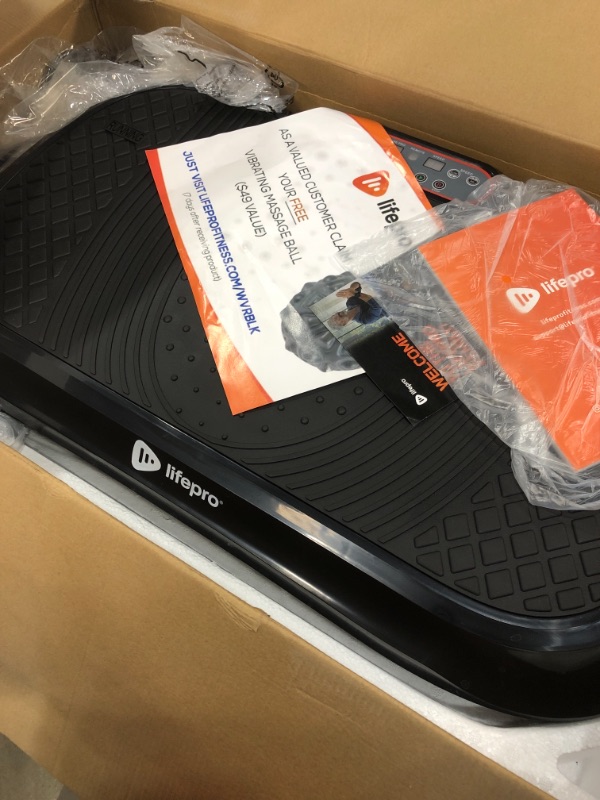 Photo 2 of LifePro Waver Vibration Plate Exercise Machine - Whole Body Workout Vibration Fitness Platform w/Loop Bands - Home Training Equipment for Weight Loss & Toning
