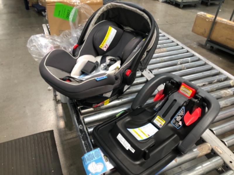 Photo 3 of Graco SnugRide SnugLock 35 Elite Infant Car Seat, Oakley Gray