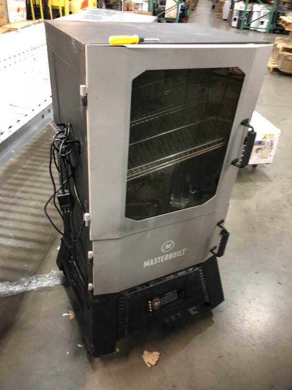 Photo 3 of 40 in. Digital Charcoal Smoker in Gray - untested