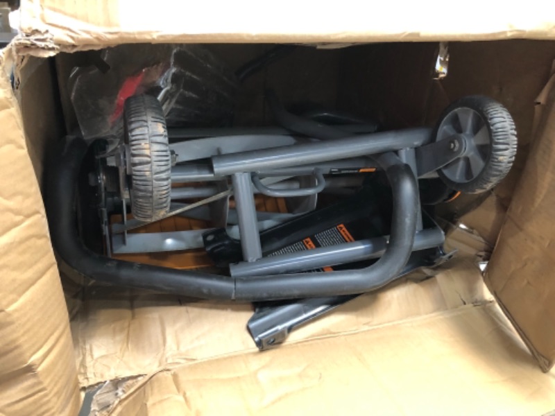 Photo 1 of 18 in. Cut Manual Push Non-Electric Walk Behind Reel Mower