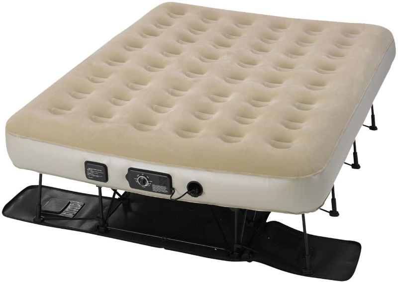 Photo 1 of ***REPAIRABLE SMALL HOLE*** Serta EZ Air Mattress with Never Flat Pump Tan, Queen
