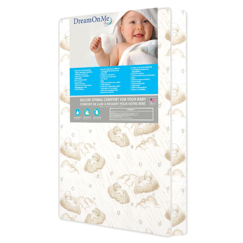 Photo 1 of Dream on Me, 3" Inner Spring Coil Mini Crib Mattress
