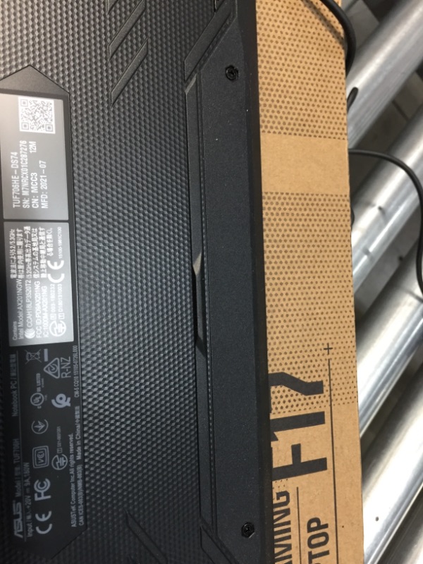 Photo 1 of ASUS - TUF Gaming F17 17.3" Laptop - Intel Core I7 - 16GB Memory - NVIDIA GeForce RTX 3050 Ti - 512GB SSD - Eclipse Gray