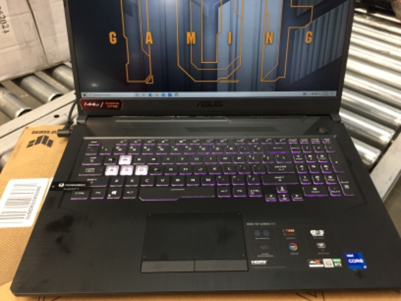 Photo 2 of ASUS - TUF Gaming F17 17.3" Laptop - Intel Core I7 - 16GB Memory - NVIDIA GeForce RTX 3050 Ti - 512GB SSD - Eclipse Gray