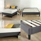 Photo 1 of Essential Upholstered Platform Bed Frame Mattress Foundation Easy Assembly Wood
