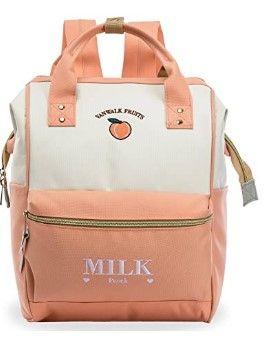 Photo 1 of ZOMAKE Cute Backpack for Women Girls, Kawaii Travel Backpack School Backpack with Wide Doctor Style Top Opening
