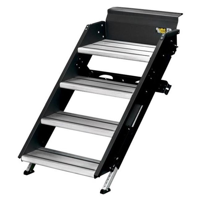 Photo 1 of Lippert 791575 SolidStep Fold-Down RV Premium Quad Steps - 29-36" Width