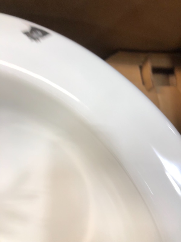 Photo 1 of Bootz Bathroom Sink, Steel, Round, White, 19 Inch

