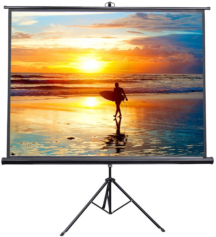 Photo 1 of Vivo 100" Portable Projector Screen, 100 inch Diagonal Projection HD 4:3