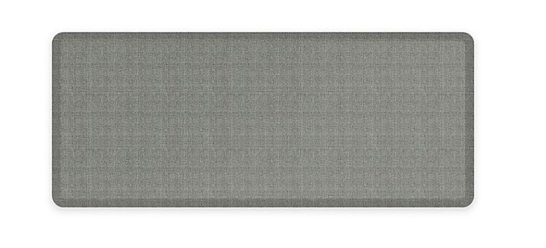 Photo 1 of 20-Inch x 72-Inch Designer Tweed Comfort Mat in Grey Goose