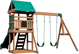 Photo 1 of *INCOMPLETE*   Backyard Discovery Buckley Hill Wooden Swing Set  BOX 1 OF 2 ONLY