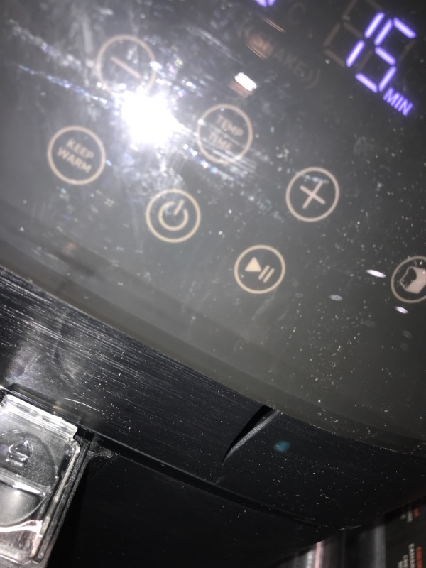 Photo 2 of (CRACKED FRONT PANEL)
Cosori Air Fryer,Max XL 5.8 Quart,1700-Watt Electric Hot Air Fryers Oven