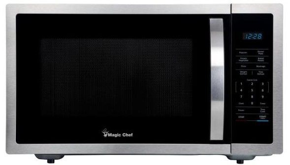 Photo 1 of Magic Chef
1.6 cu. ft. Countertop Microwave in Stainless steel with Gray Cavity