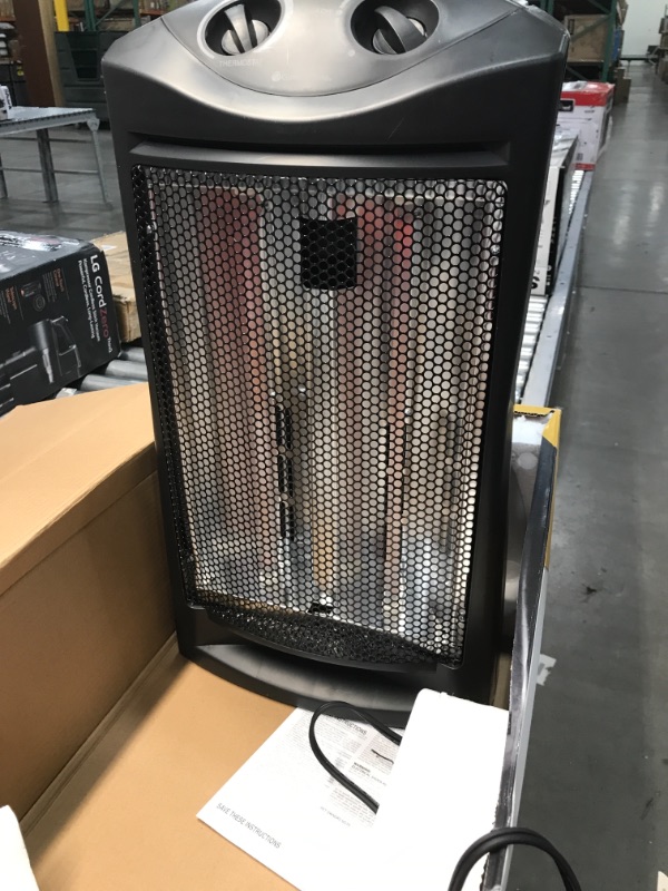 Photo 2 of Comfort Zone
1500-Watt Electric Quartz Infrared Radiant Tower Heater Space Heater