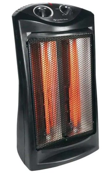 Photo 1 of Comfort Zone
1500-Watt Electric Quartz Infrared Radiant Tower Heater Space Heater