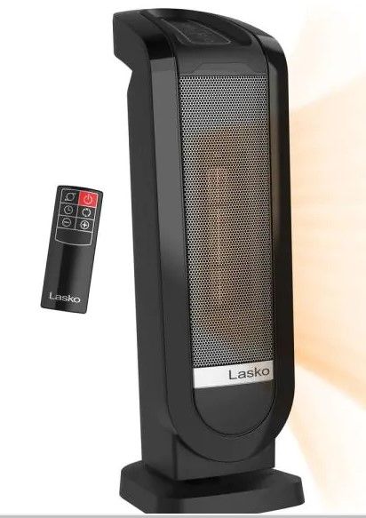 Photo 1 of Lasko
Tower 22 in. Electric Ceramic Oscillating Space Heater with Digital Display and Remote Control