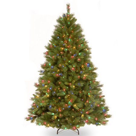 Photo 1 of 7.5' Winchester Pine Christmas Tree - Multi-Color Lights
