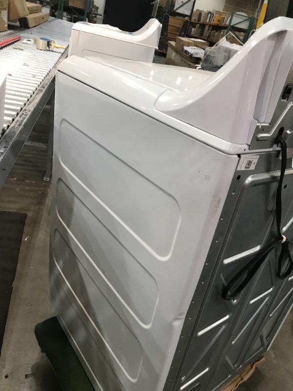 Photo 7 of 3.8 cu. ft. White Top Load Washing Machine with Stainless Steel Tub
