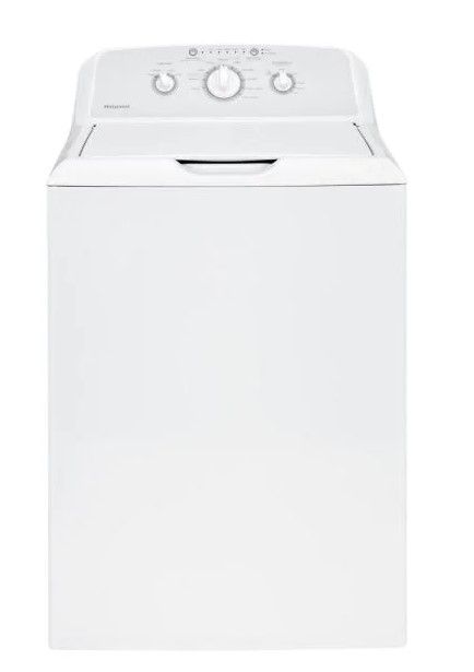 Photo 1 of 3.8 cu. ft. White Top Load Washing Machine with Stainless Steel Tub
