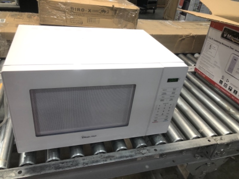 Photo 5 of 1.1 cu. ft. Countertop Microwave in White